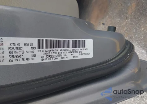 2013 Dodge Grand Caravan Sxt из США, поврежденный, VIN 2C4RDGCG9DR755754